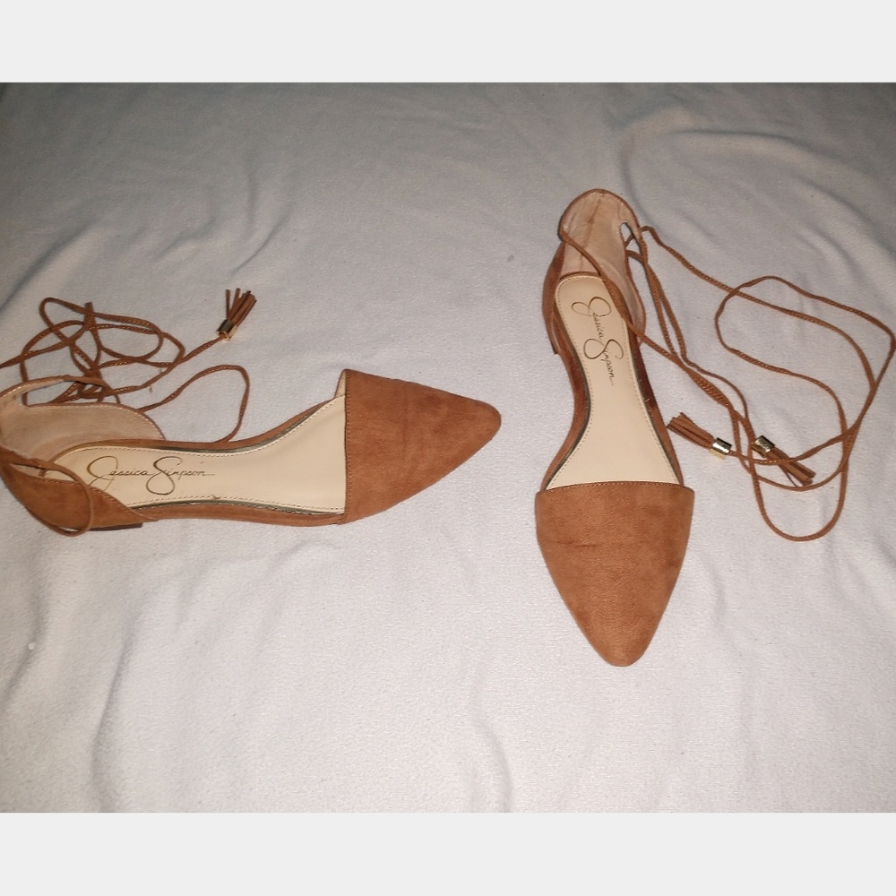 Jessica Simpson pointed toe flats